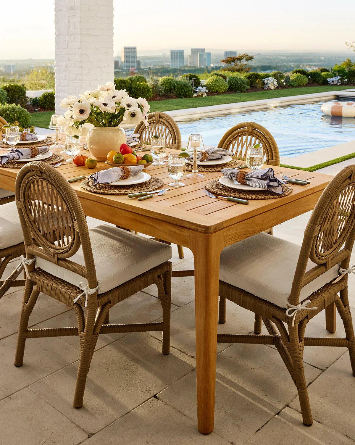 Andrey Teak Outdoor Dining Table | McGee & Co. (US)
