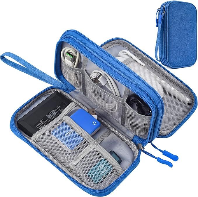 CAOODKDK Electronics Accessories Organizer Pouch Bag, Electronic Organizer Travel Case Cable Orga... | Amazon (US)