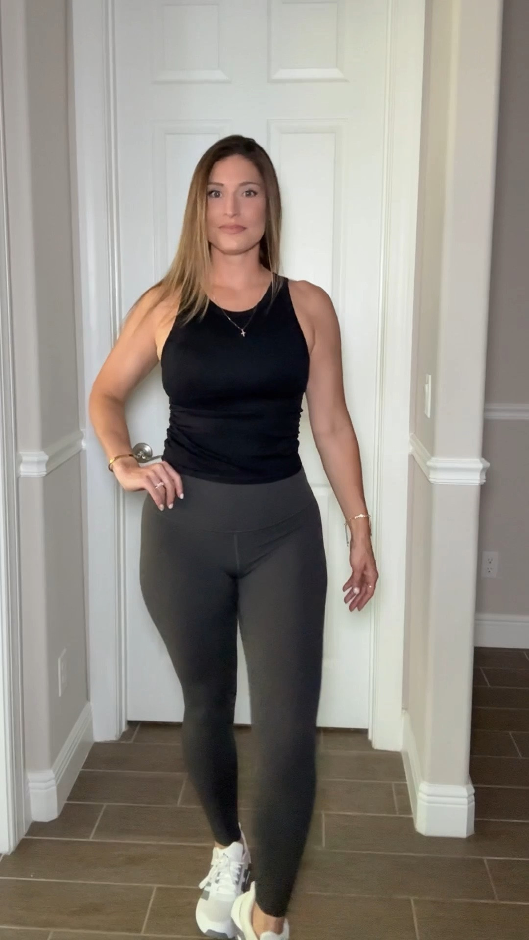 These tanks are IT 🤎🖤
I’ve been wearing them nonstop, so soft, super flattering, and the fit is just chef’s kiss. The high neckline gives that elevated look but still feels comfy enough for everyday wear.

They come in a 2-pack (obsessed with these colors), and they’re perfect for workouts or just throwing on with leggings and running out the door.

100% one of those staples you end up grabbing every single day.

Shop both colors + the full look here 👇🏻

#LTKgrwm #LTKootd #LTKActive