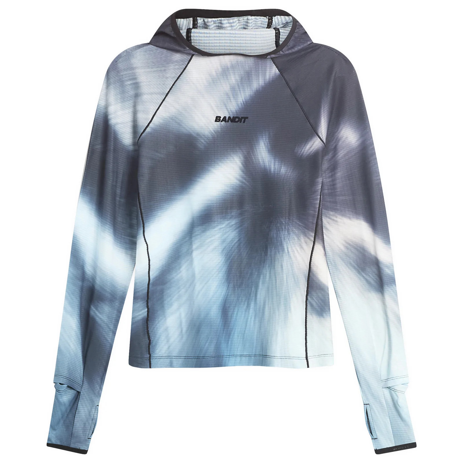 Bandit Women's Aura Grid Performance Hooded Performance Long in Storm Multi, Size Medium | END. Clothing