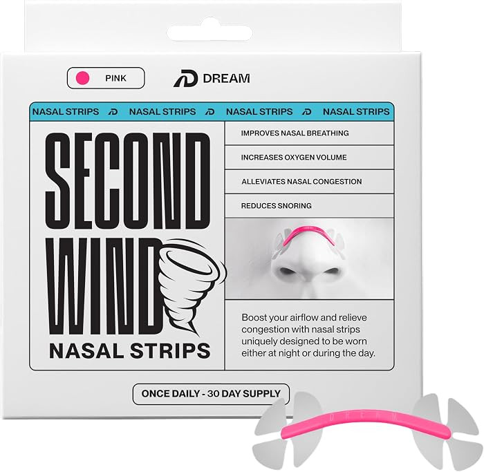 Dream Recovery Second Wind Nasal Strips | 33% More Airflow | Snoring Relief, Better Sleep & Athle... | Amazon (US)