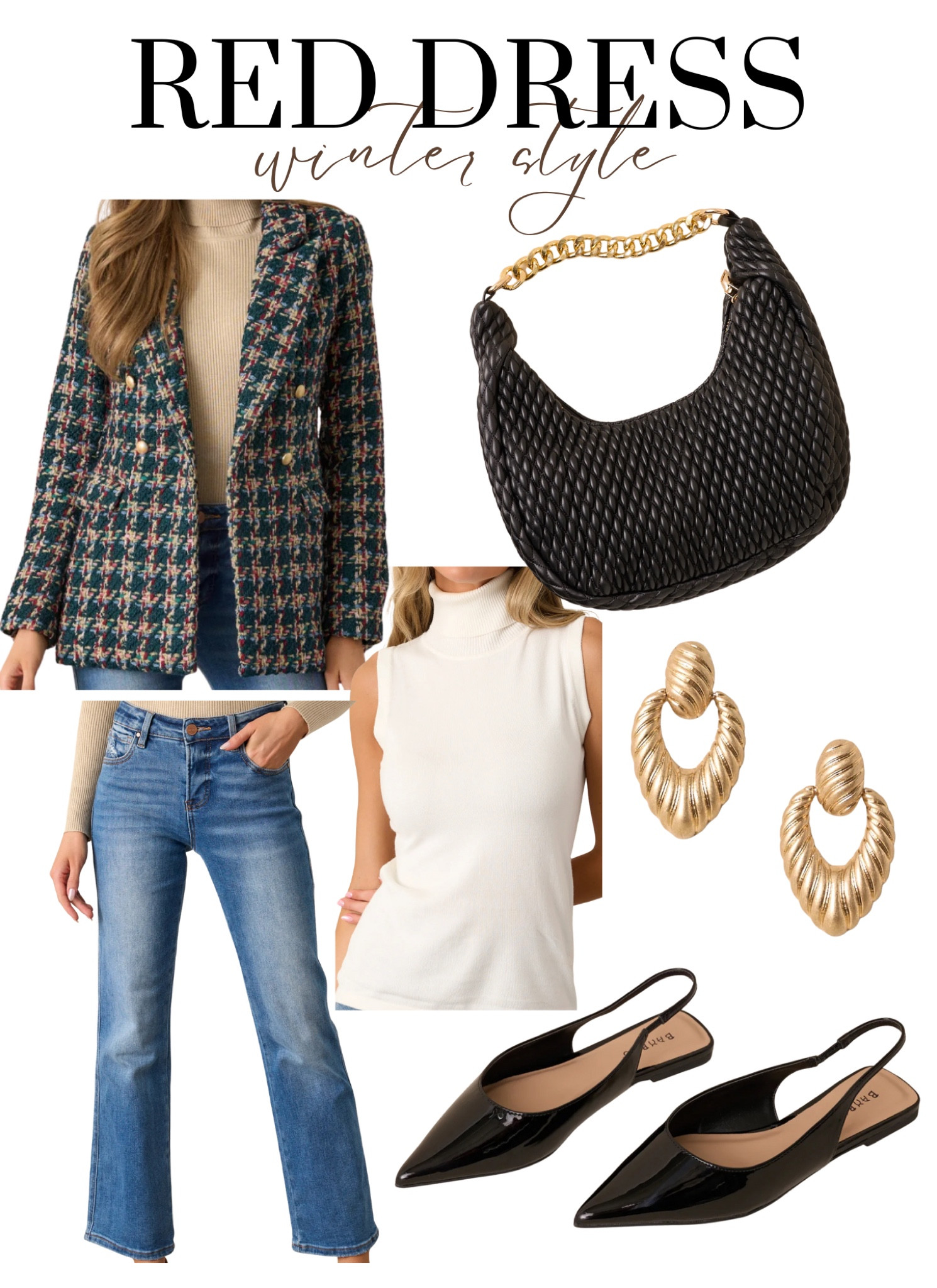 Houndstooth tweed blazer outfit idea 

#LTKHoliday #LTKCyberWeek #LTKSeasonal