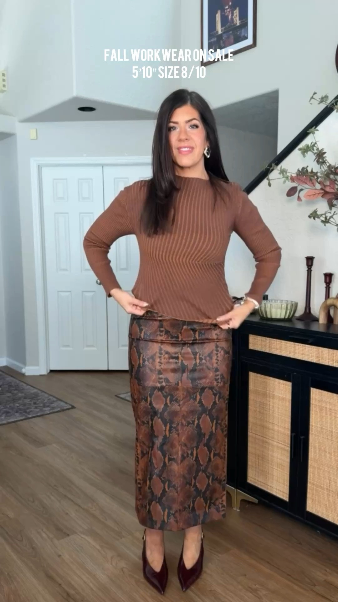Macys midsize fall workwear on sale! Wearing a medium in the top and the skirt

midsize fashion, midsize style, midsize workwear, midsize style, midsize fall fashion, fall workwear, office outfits, macys fall, macys sale

#LTKMidsize #LTKWorkwear #LTKSaleAlert