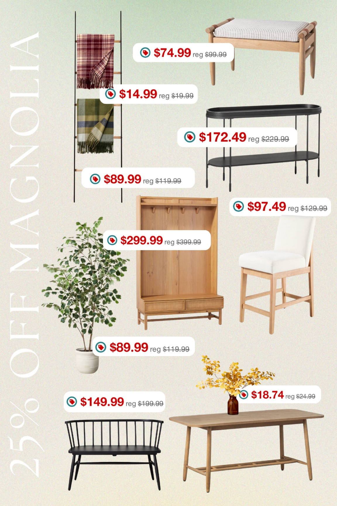 25% off hearth & hand magnolia for target circle week today only!

#LTKHome #LTKSaleAlert