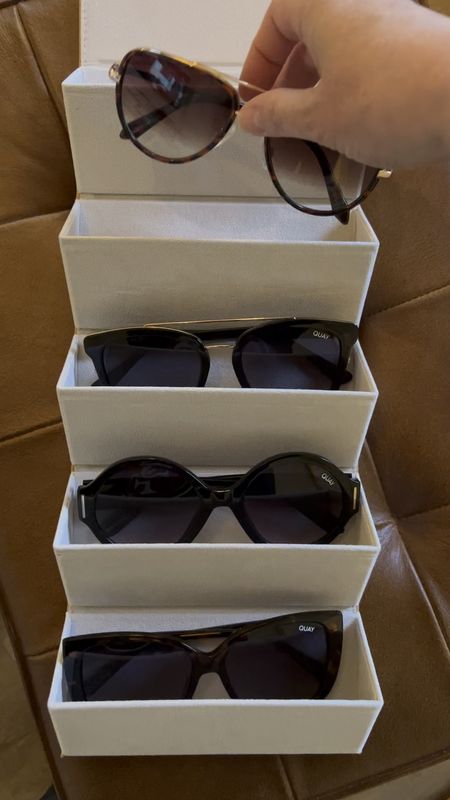 Sunglasses organizer / travel sunglasses holder / storage for glasses / travel essentials 

#LTKstyletip #LTKtravel #LTKfindsunder100