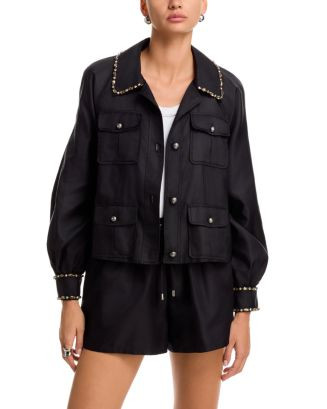 Cinq \u00e0 Sept Adami Rhinestone Chain Jacket | Bloomingdale's Women | Bloomingdale's (US)