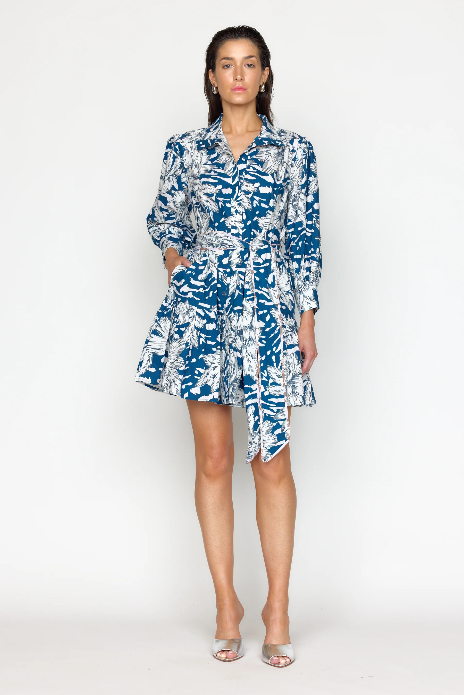 Emi Dress - Navy Lotus | Christy Lynn