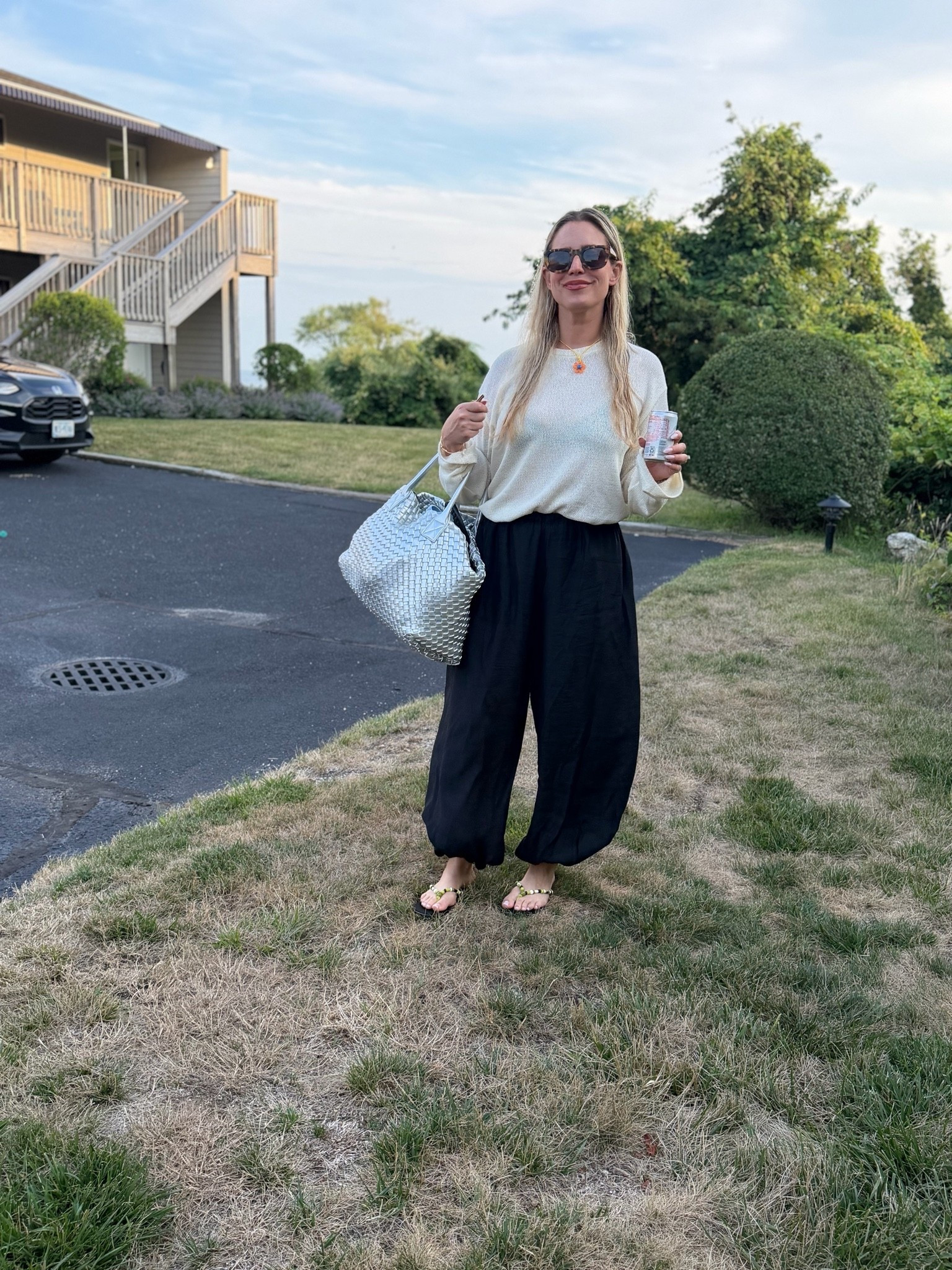 My $69 bottega dupe bag that fits everything and my absolute favorite balloon pants — daily edit cover from Found by Em