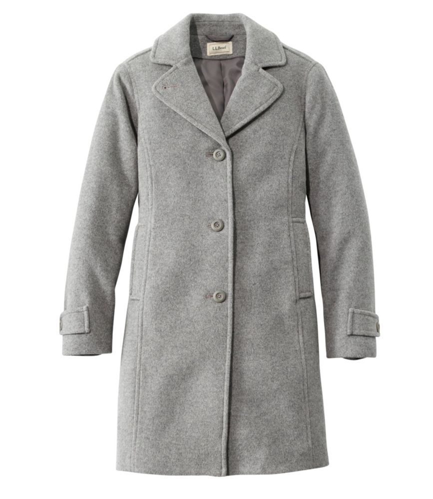 Classic Wool Winter Coat, Three-Quarter | L.L. Bean