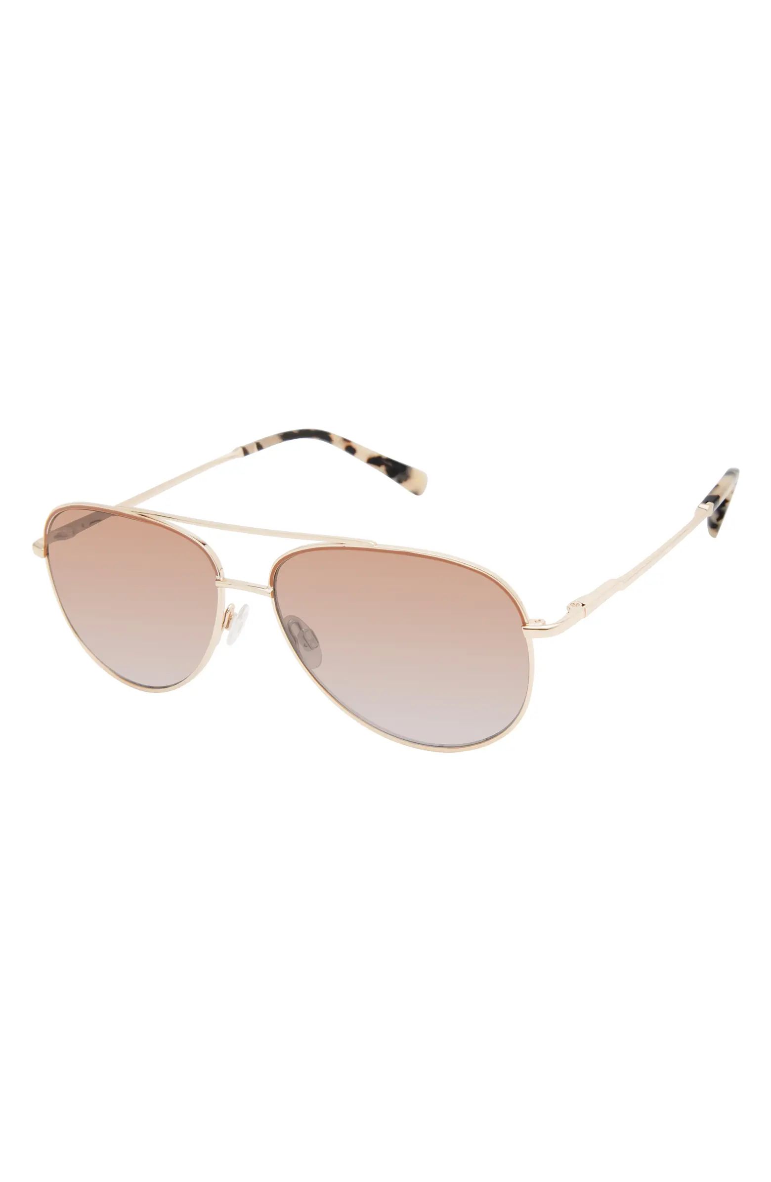 TED BAKER LONDON 56mm Gradient Aviator Sunglasses | Nordstrom | Nordstrom