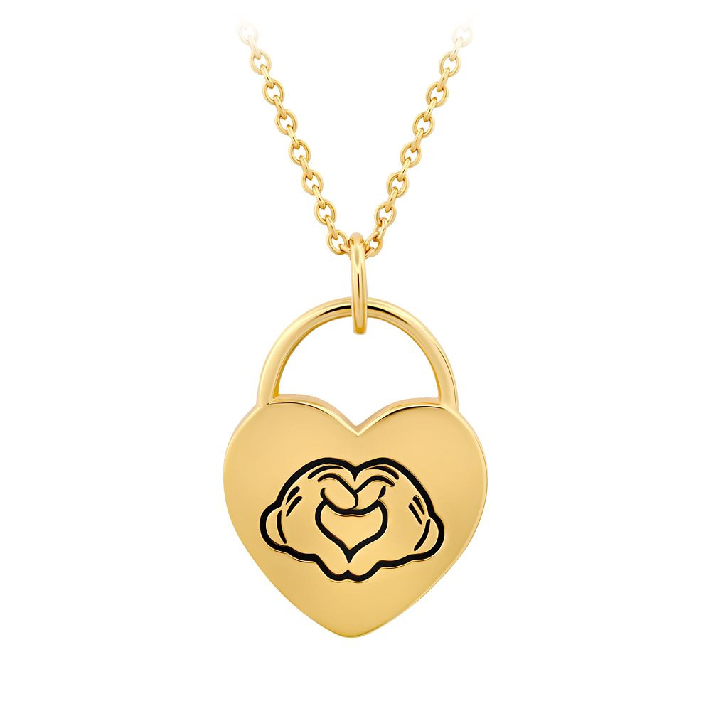 Mickey Mouse Heart Hands Necklace by CRISLU | Disney Store