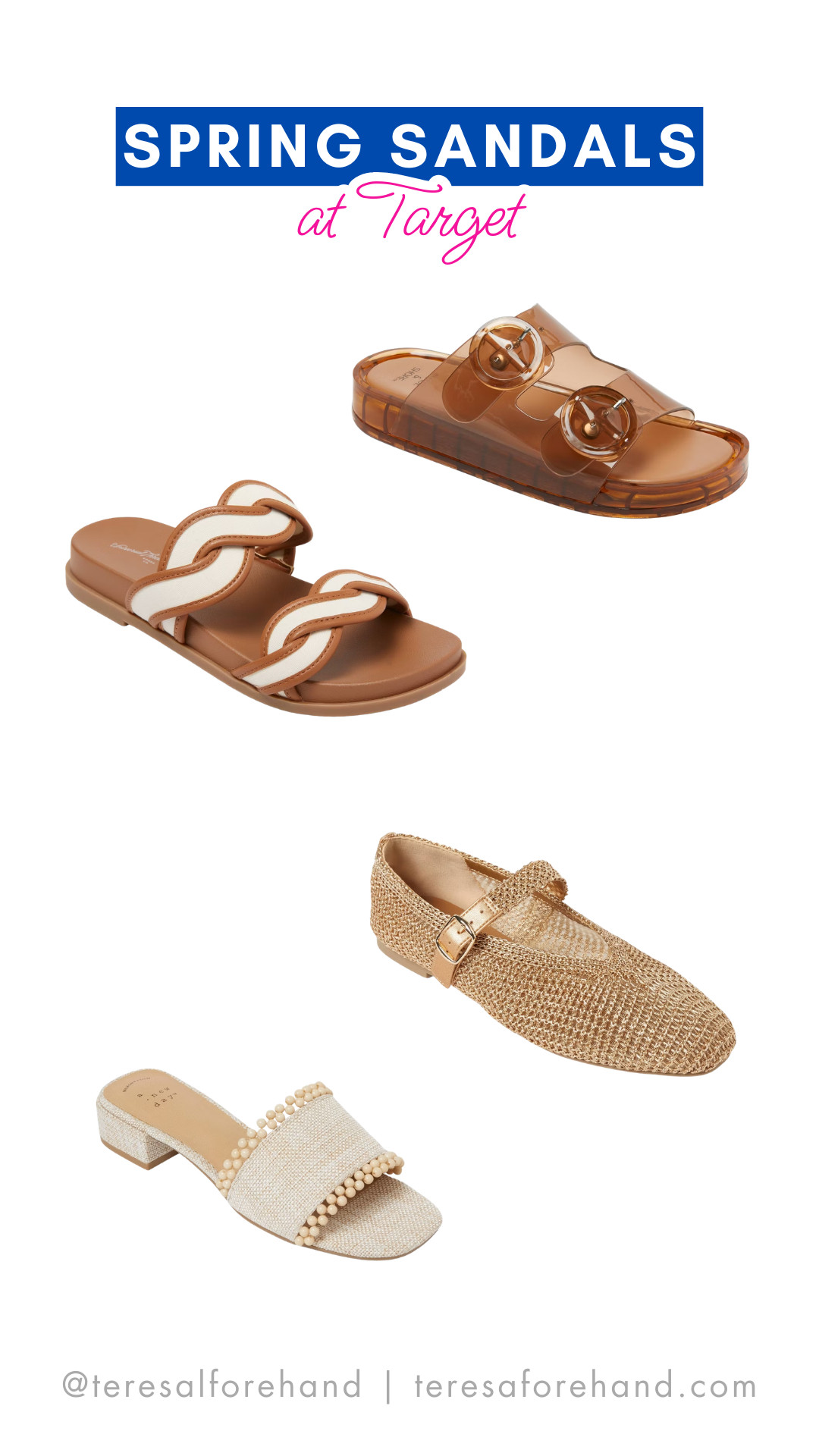 Get your spring sandals with these amazing deals form Target! 

 #LTKootd