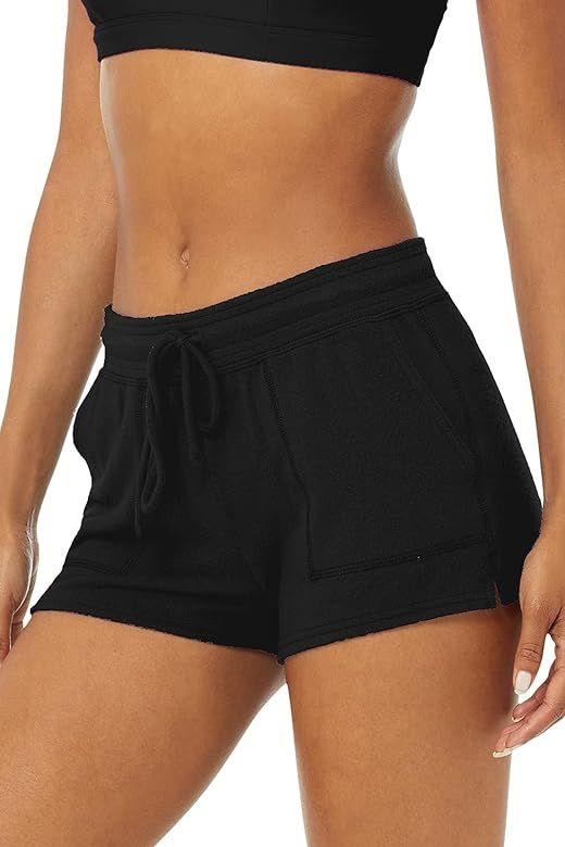 ARRIVE GUIDE Womens Workout Shorts Casual Summer Comfy Yoga Cotton Sweat Shorts | Amazon (US)