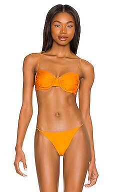 JADE SWIM Mia Bikini Top in Sunset Sheen from Revolve.com | Revolve Clothing (Global)