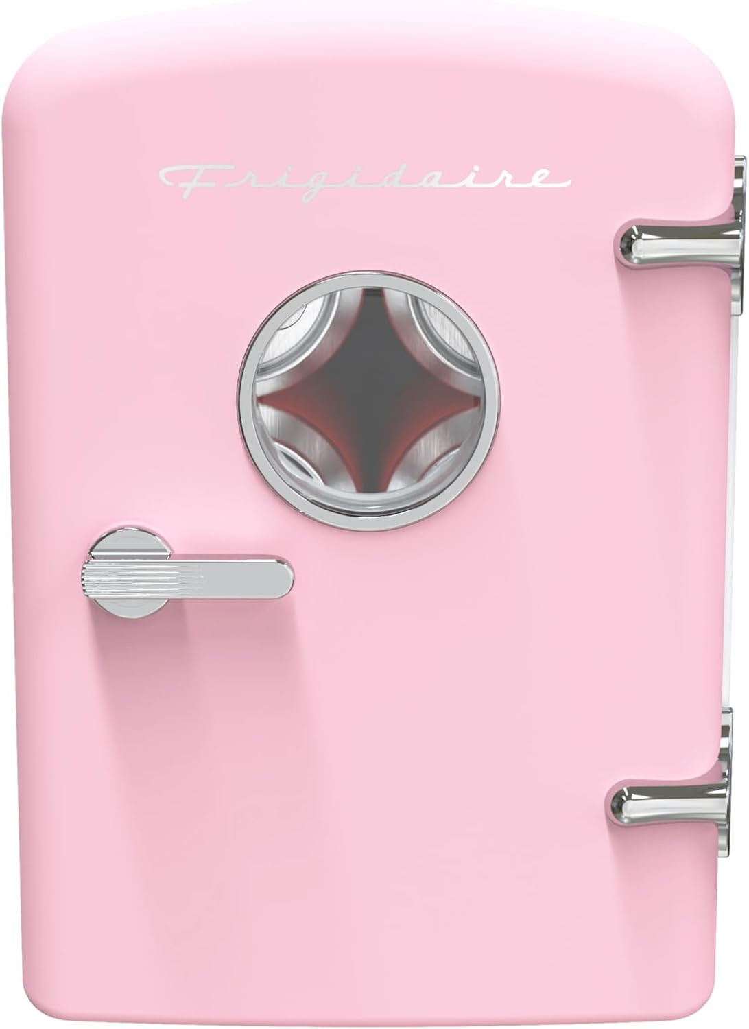 Frigidaire Retro 9-Can Mini Personal Fridge Portable Cooler for Car, Office, Bedroom, Dorm Room, or Cabin, 11.8" D x 7.1" W x 10.1" H, PINK | Amazon (US)