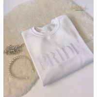 Bride Sweatshirt/Crewneck Embroidered Bachelorette Honeymoon | Etsy (US)