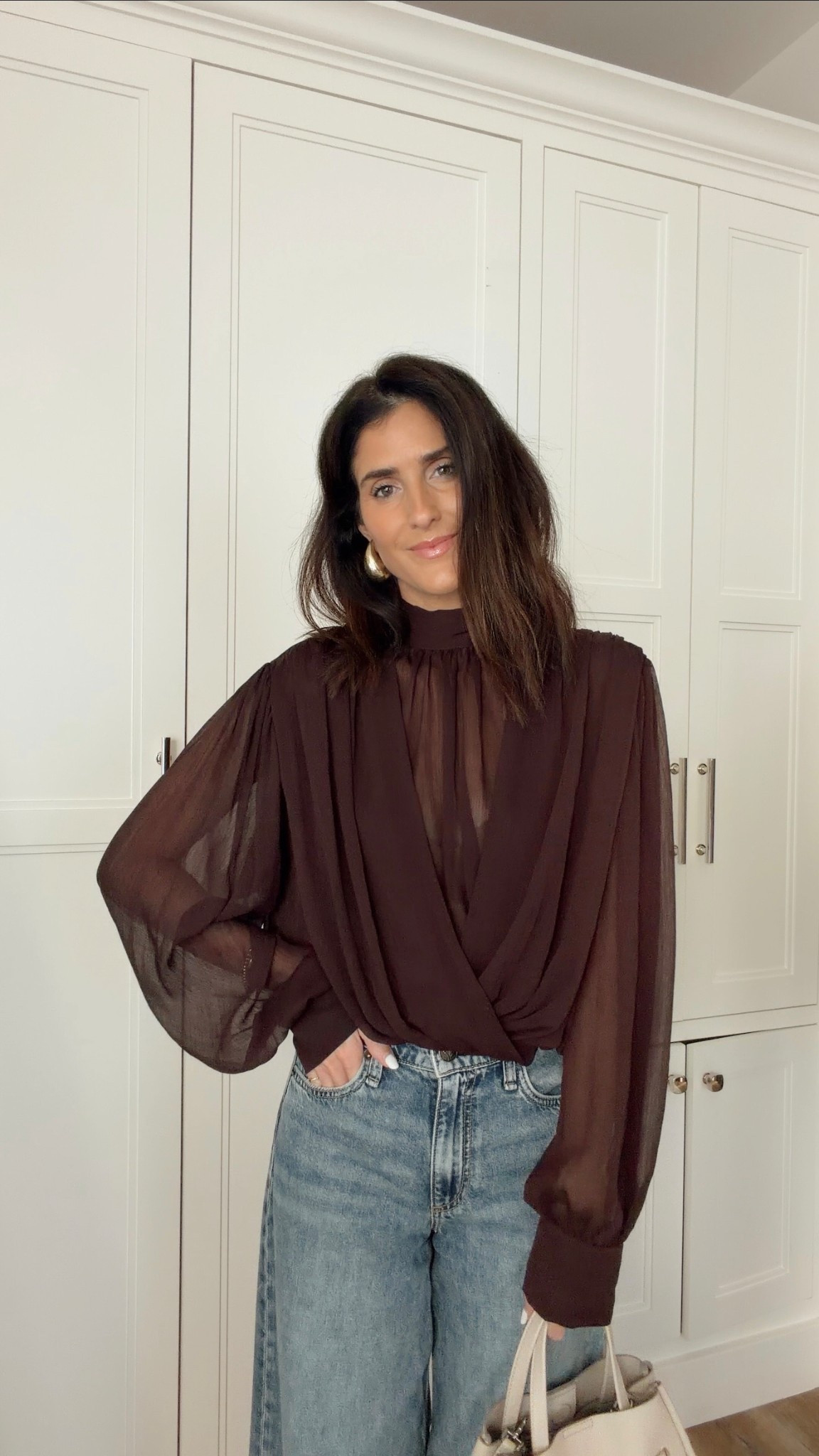 The top that broke my DMs! You girls went crazy over this top when I shared it this week. If you’re looking for a date night top this one is for you. I’m just shy of 5-7” wearing the size XS 

#LTKSeasonal #LTKootd #LTKgrwm