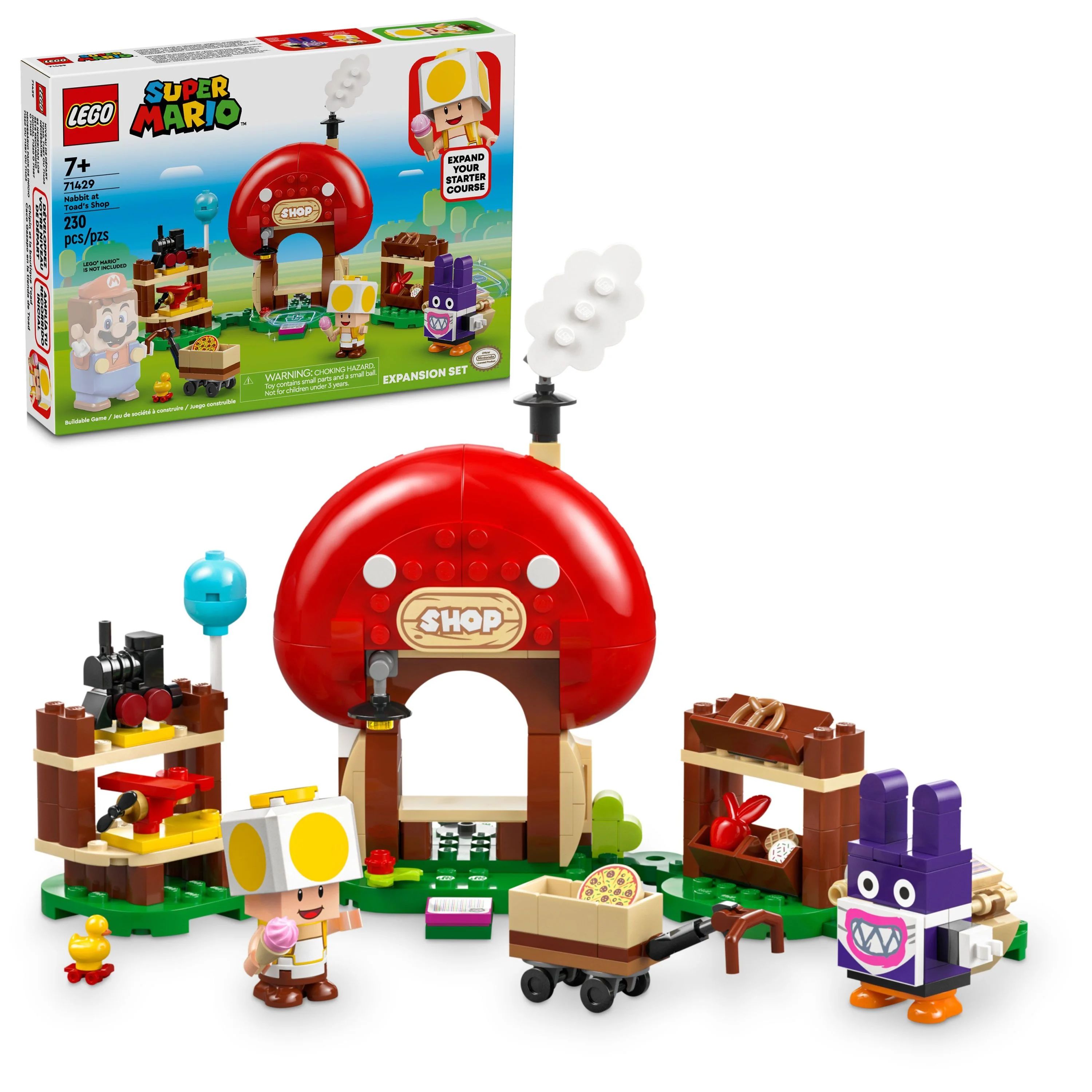 LEGO Super Mario Nabbit at Toad’s Shop Expansion Set, Gift for Gamers, Boys and Girls 71429 | Walmart (US)