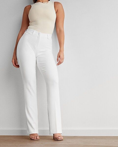 High Waisted Supersoft Twill Curvy Bootcut Pant | Express