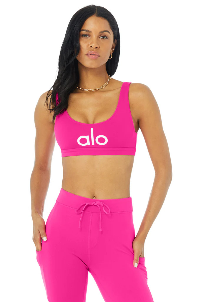 Ambient Logo Bra | Alo Yoga (US)