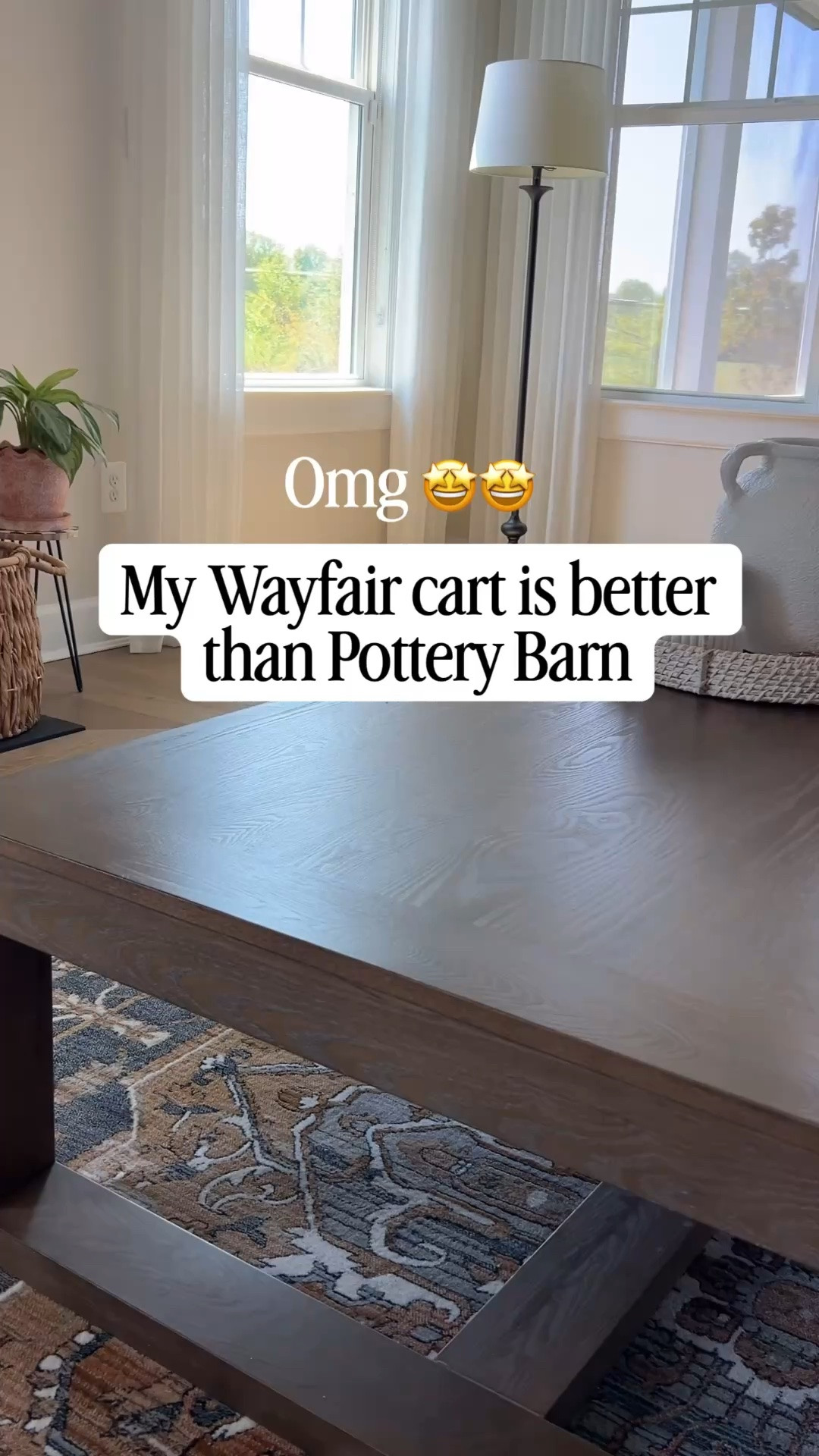 My Wayfair cart is proving you do not need Pottery Barn prices to get the look 👏🏼

This oversized warm wood coffee table is giving designer vibes without the designer markup. It’s big enough for family game nights, snacks, drinks, all the random kid crafts… and apparently my daughter’s dance performances too 😂

It’s super sturdy, super solid, and one of those pieces that instantly makes a room feel warm and elevated. And the best part?

#LTKHome