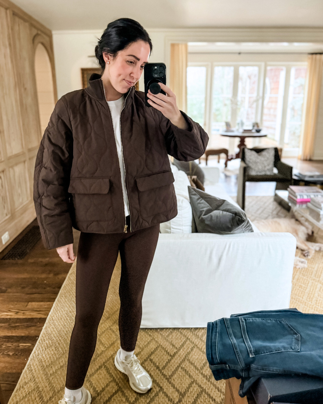 This quilted jacket is the perfect grab-and-go layer for unpredictable weather. Lightweight, easy to style, and great for running errands or heading out the door—one of those pieces you’ll reach for on repeat. 

 #LTKootd #LTKWorkwear #LTKTravel