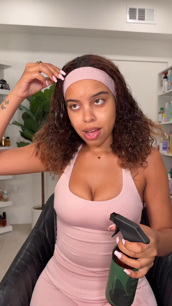 Tried to keep my cool on camera while seeing what my curls were looking like after heat…ON THE INSIDE I WAS FREAKING OUT😭 let’s bring the curls back chile…… 

 #LTKdayinmylife #LTKU