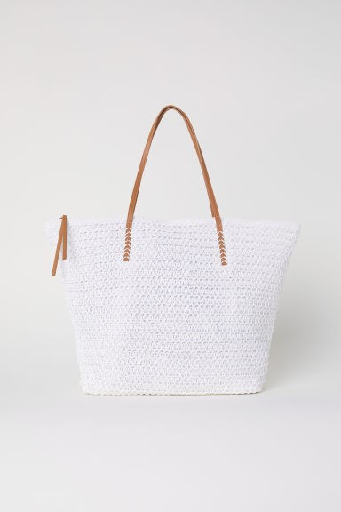 H & M - Straw Bag - White | H&M (US + CA)