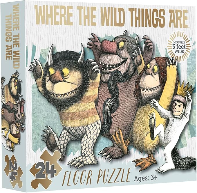 Paper House Productions Where the Wild Things Are 24-Piece 36" x 24" Large Piece Floor Puzzle | Amazon (US)
