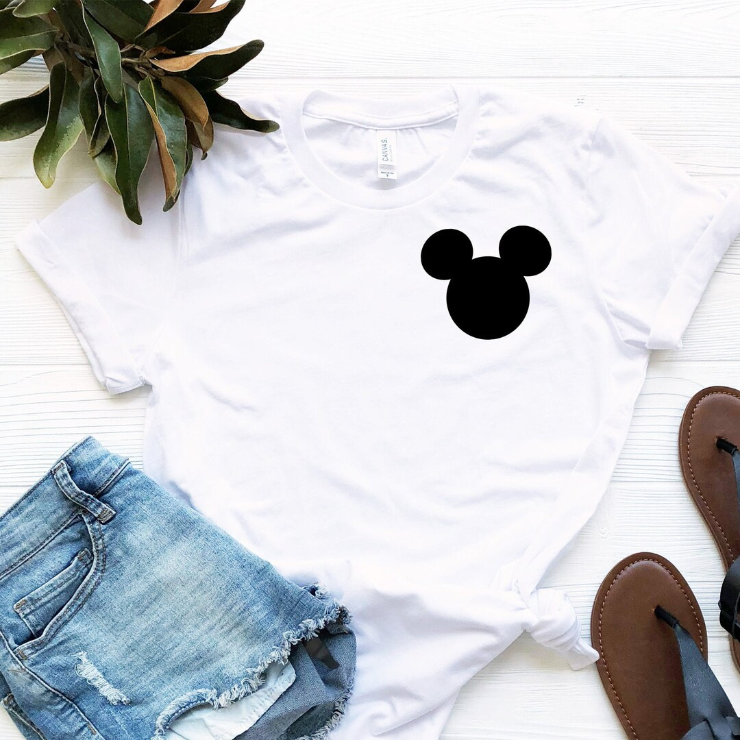 Mouse Pocket Shirt, Mouse Shirt, Cute Graphic Tee, Mini Design Tee, Pocket Tees, Vacation Shirt, ... | Etsy (US)