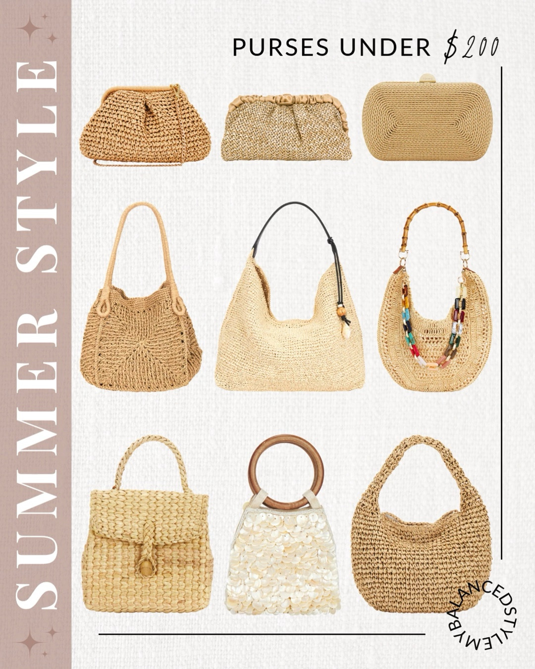 Summer purses under $200

Woven beach tote bags
Straw handbag styles
Summer crossbody purses
Neutral everyday handbags
Vacation ready tote bags
Mini shoulder bag looks
Designer inspired purses
Poolside beach bags
Casual chic summer bags

#LTKSeasonal #LTKSaleAlert