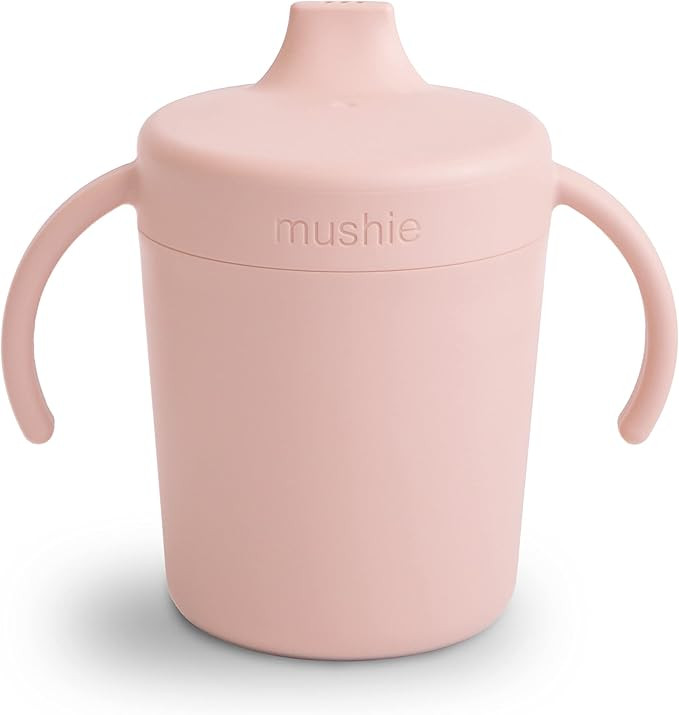 mushie Trainer Sippy Cup | Made in Denmark | Leak Resistant Twist-Off Lid & Handles | 6 Months + ... | Amazon (US)