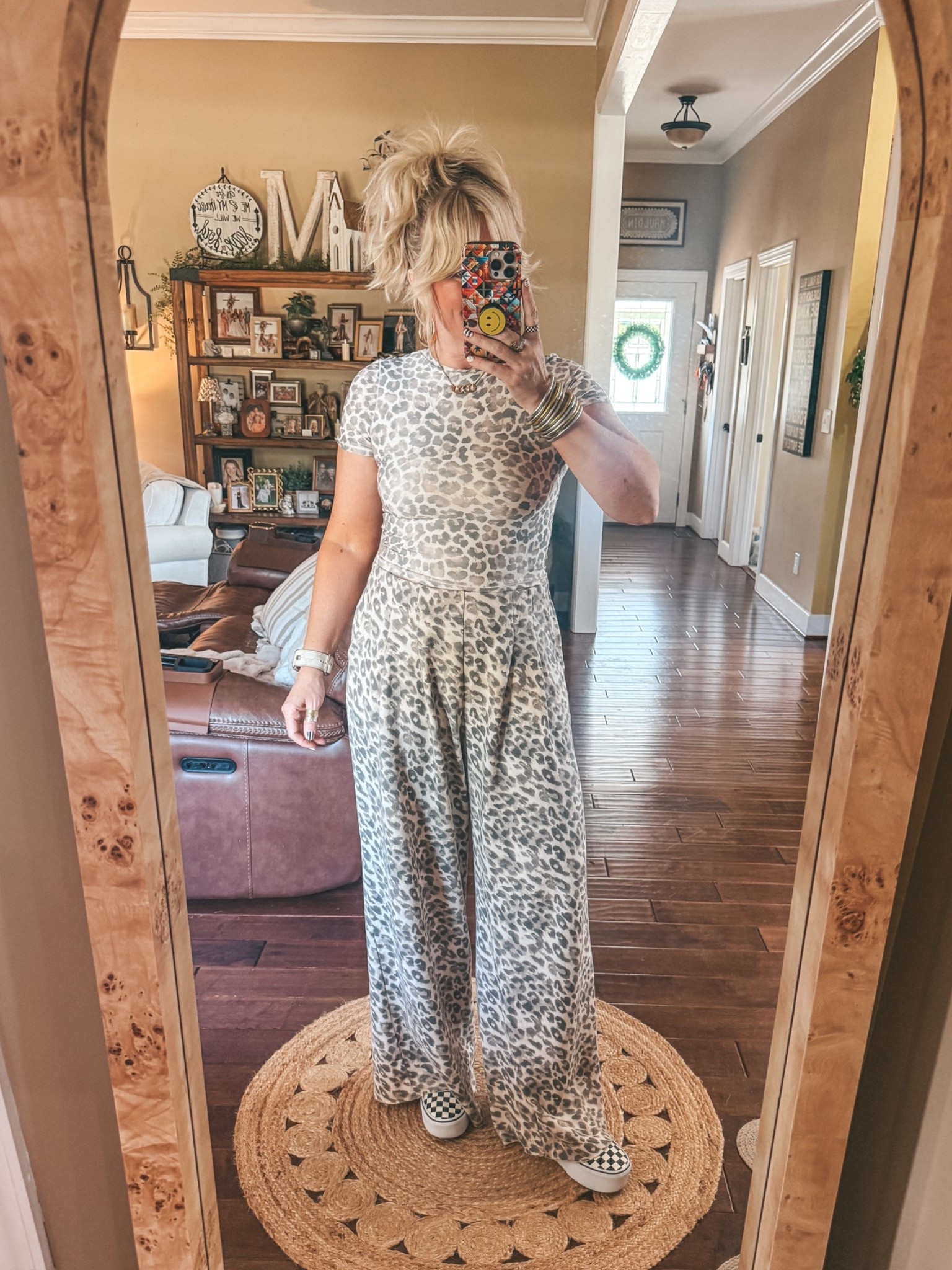 This is perfect to layer and so ADORABLE!! Tee is medium and so is my pants! I did a medium long in them.

#LTKOver40 #LTKootd #LTKgrwm