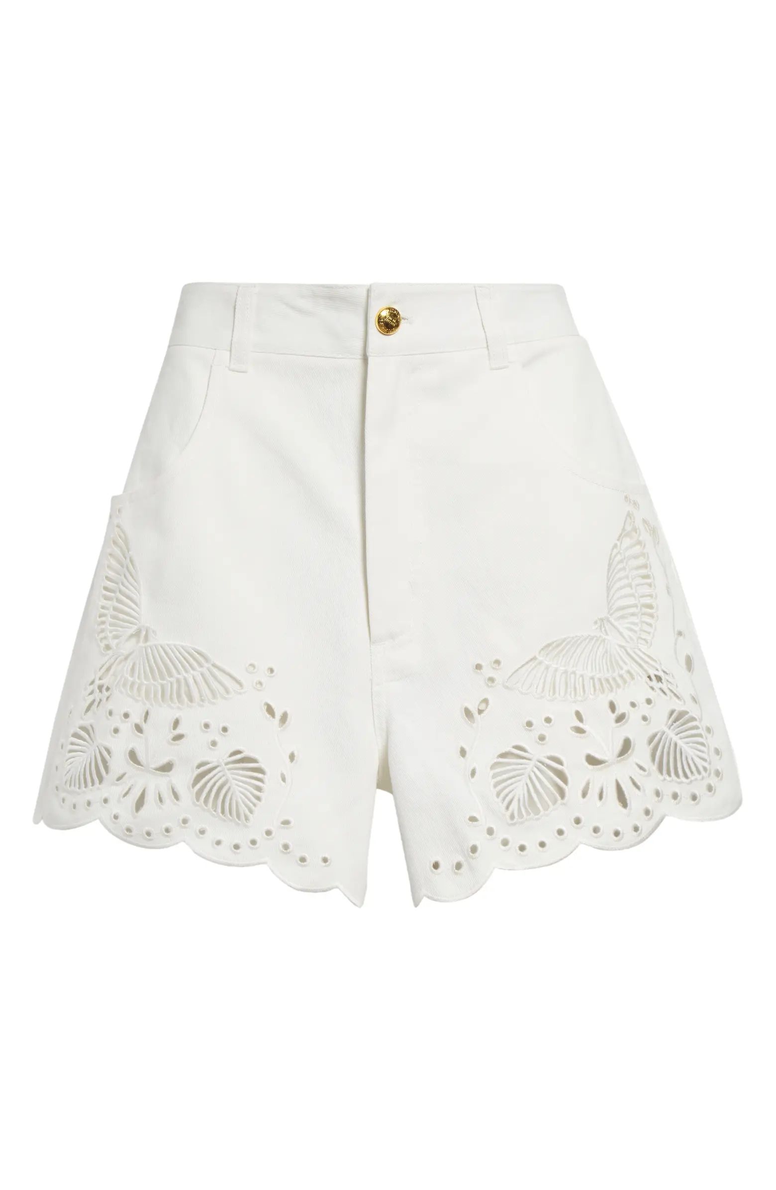 Richilieu Eyelet Embroidered Shorts | Nordstrom