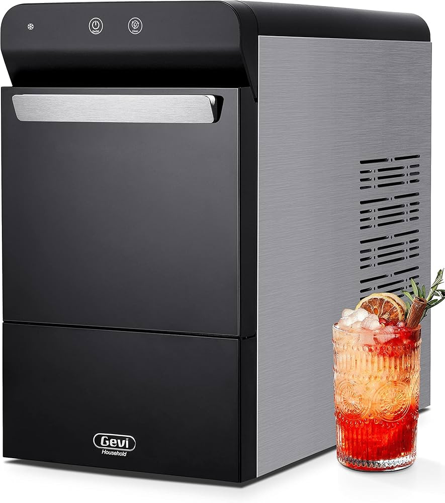 Amazon.com: Gevi Household V2.0 Countertop Nugget Ice Maker | Self-Cleaning Pellet Ice Machine | ... | Amazon (US)