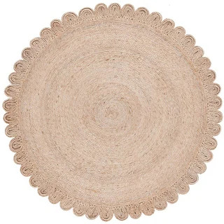 SAFAVIEH Natural Fiber Almath Farmhouse Country Cottage Jute Rug | Bed Bath & Beyond