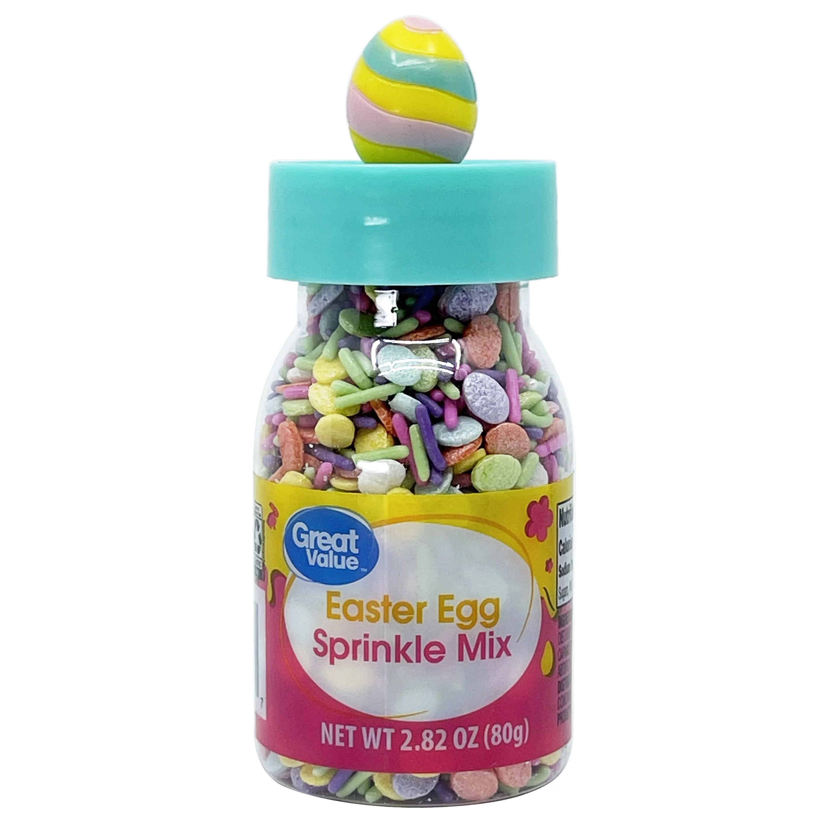 Great Value Easter Egg Sprinkle Mix, 2.82 oz - Walmart.com | Walmart (US)