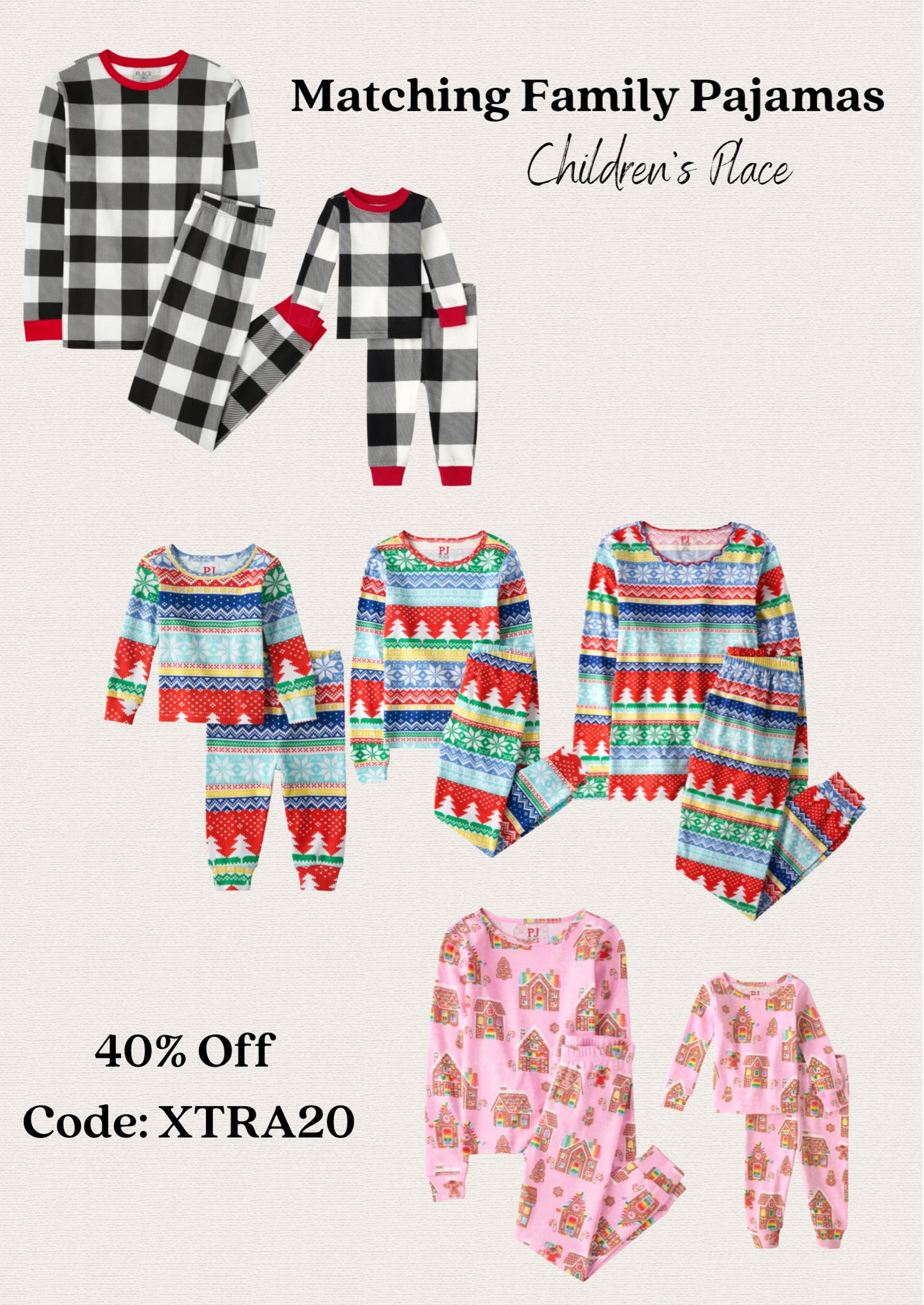 Matching family pajamas for families who don’t celebrate just Christmas, want something plain, add a little color to your holiday 

Blended families like to dress up too 

Use code XTRA20 at checkout 

#LTKHolidaySale #LTKfamily #LTKSeasonal