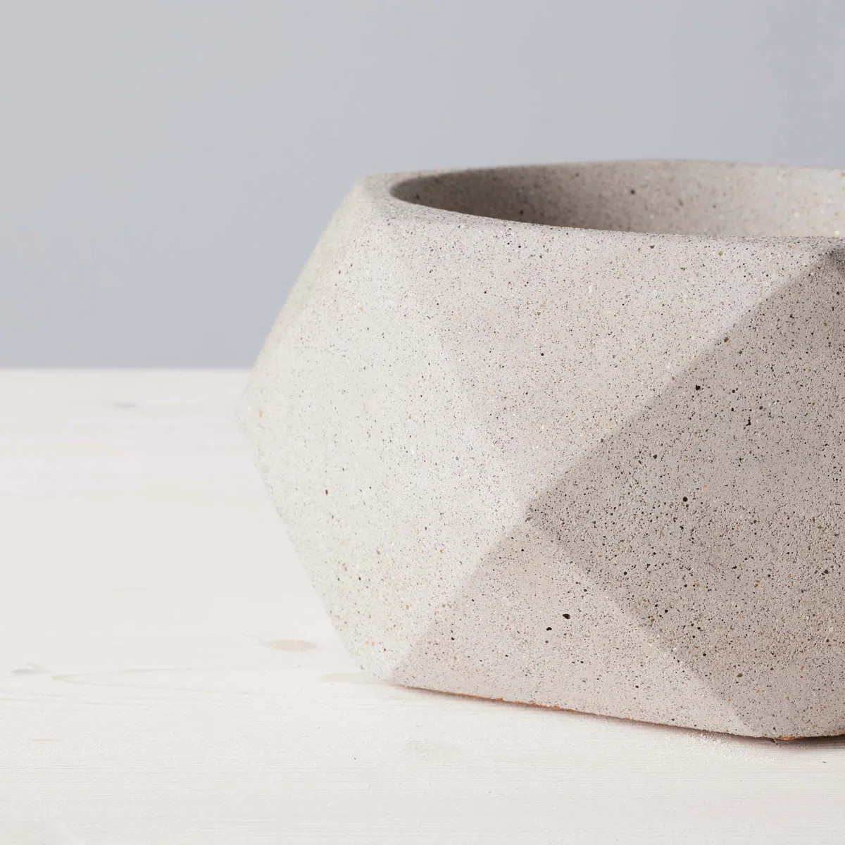 TerraFlame Geo Concrete Table Top Gel Fuel Fire Bowl - Indoor and Outdoor Use | Wayfair North America