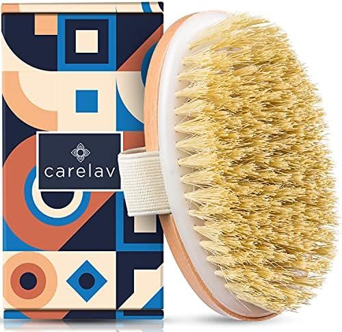 Dry Brushing Body Brush, POPCHOSE Natural Bristle Dry Skin Exfoliating Brush Body Scrub for Flawl... | Amazon (US)