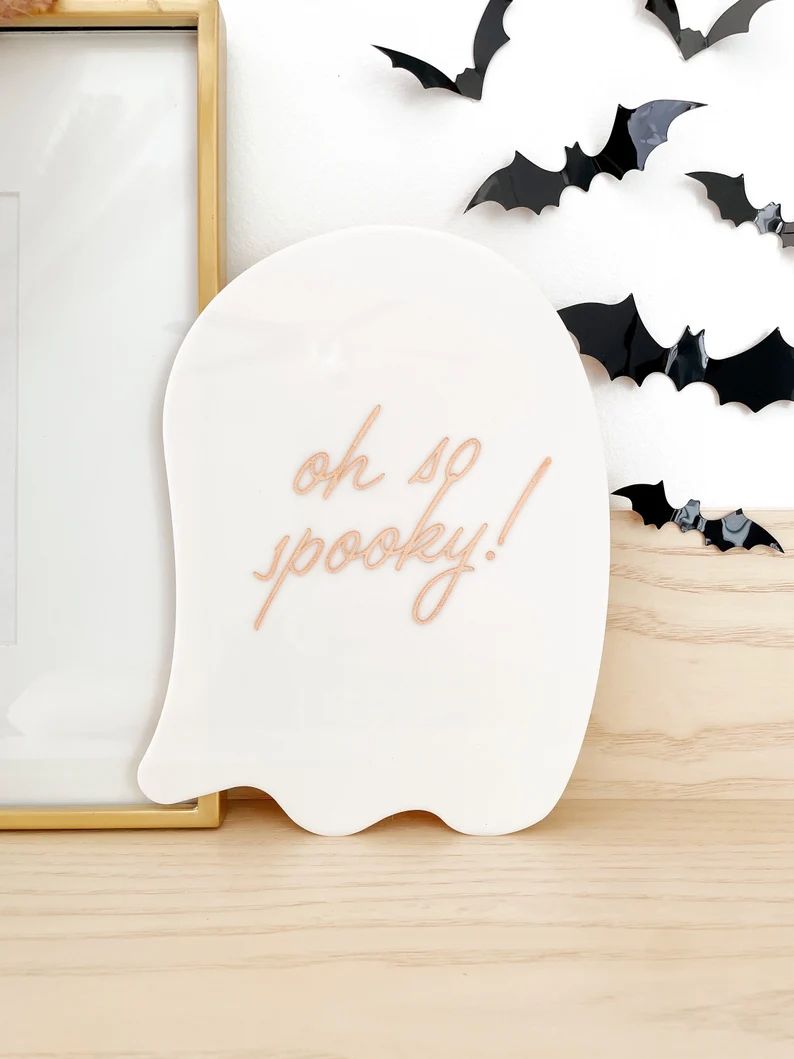 Oh so Spooky Sign Modern Halloween Sign Modern Halloween - Etsy | Etsy (US)