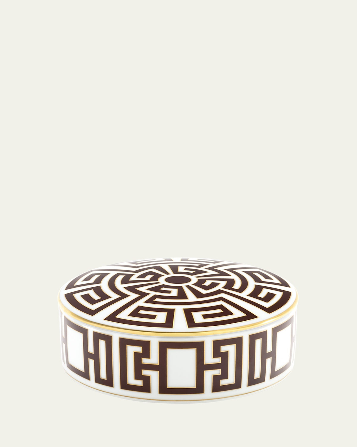 Labirinto Ebano Round Trinket Box | Bergdorf Goodman