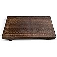 Rustic Pedestal Stand - Handmade Small Wood Tray - Soap Tray for Kitchen Sink, Bathroom (Brown, 1... | Amazon (US)