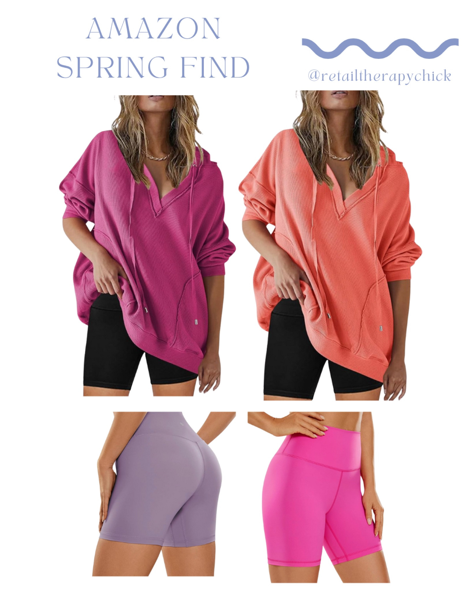 Perfect biker shorts & oversized hoodie for spring/summer walks or errands 

#springoutfit
#summeroutfit
#amazonfinds
#amazonoutfits
#looksforless
#lululemondupe
#freepeopledupe
#freepeople
#lululemon 

#LTKmidsize #LTKbump #LTKplussize