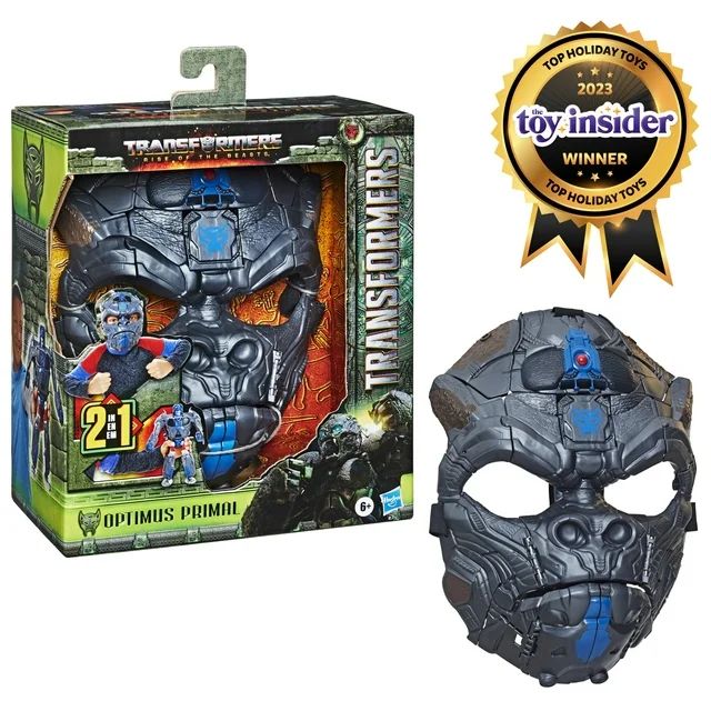 Transformers: Rise of the Beasts Optimus Primal Converting Mask Kids Toy Action Figure for Boys a... | Walmart (US)