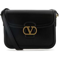 Valentino Garavani Black Leather 9 To5 Shoulder Bag | Balardi (US & Canada)