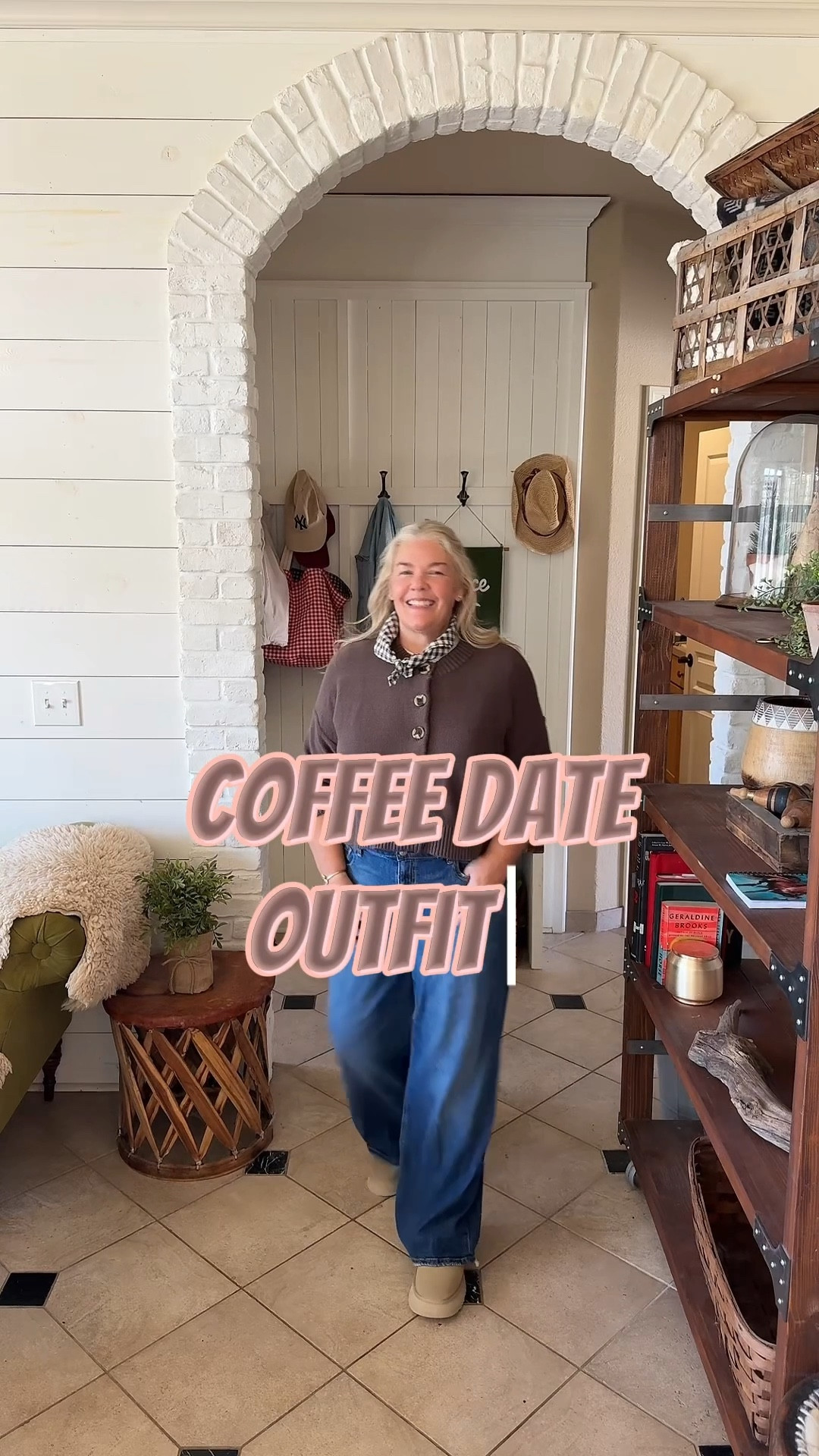 The perfect Spring Coffee Date Outfit!!! @onequince for the Cardi and the bandana makes the final touch! #springoutfit #coffeedate

#LTKSeasonal #LTKOver40 #LTKMidsize