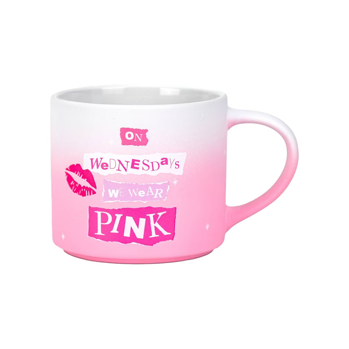 Zak Designs 15 fl oz Stoneware Modern Mean Girls Mug Pink | Target