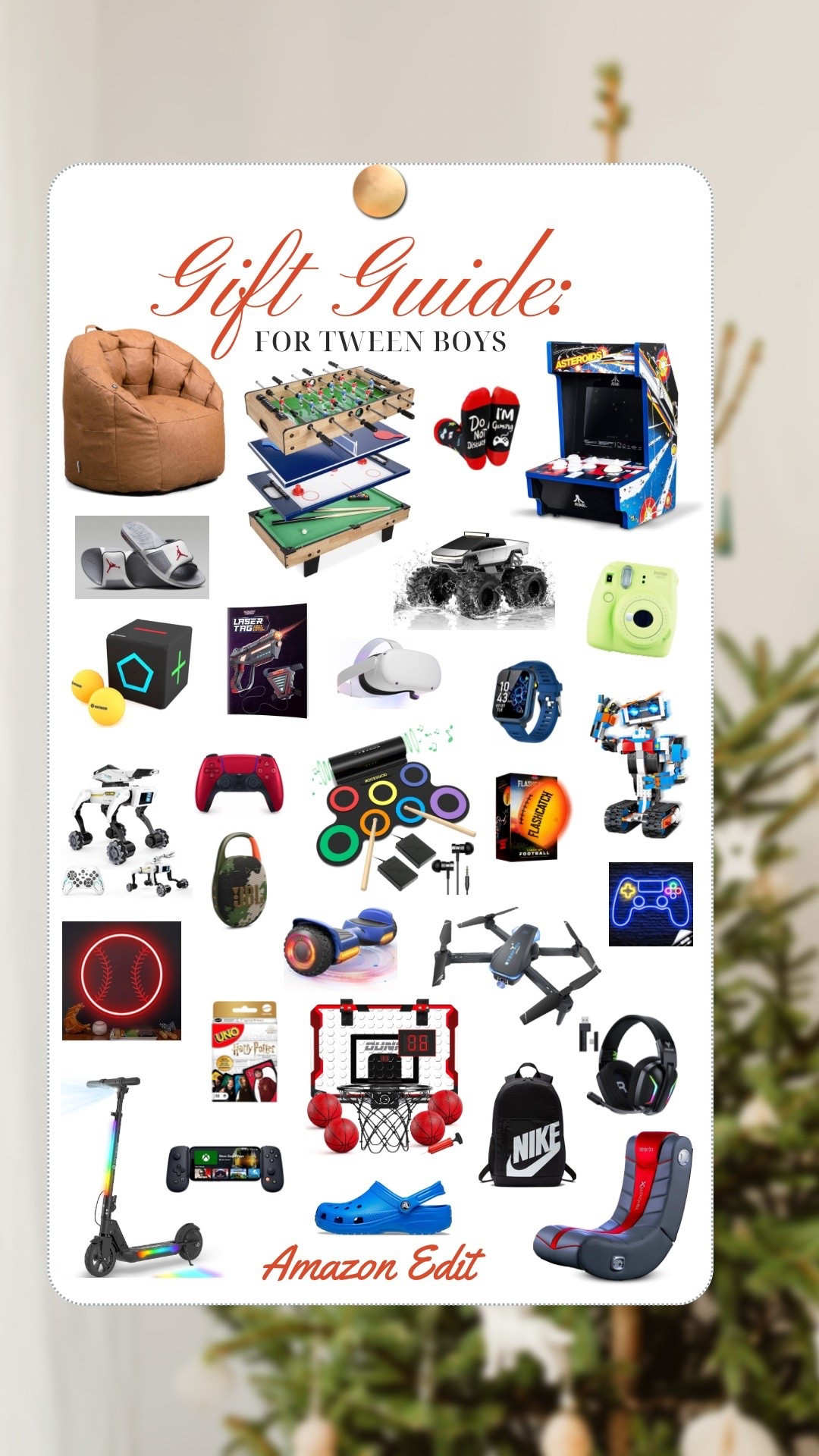 HOLIDAY GIFTS FOR TWEEN BOYS during the @Amazon Cyber Week SALES!

These gift ideas for tween boys make affordable + thoughtful holiday + Christmas gifts for boys, kids, pre-teens, + trendy teenagers…

#founditonamazon #amazonfashion #WinterFavorites2025 #ad

#LTKSaleAlert #LTKGiftGuide #LTKHoliday