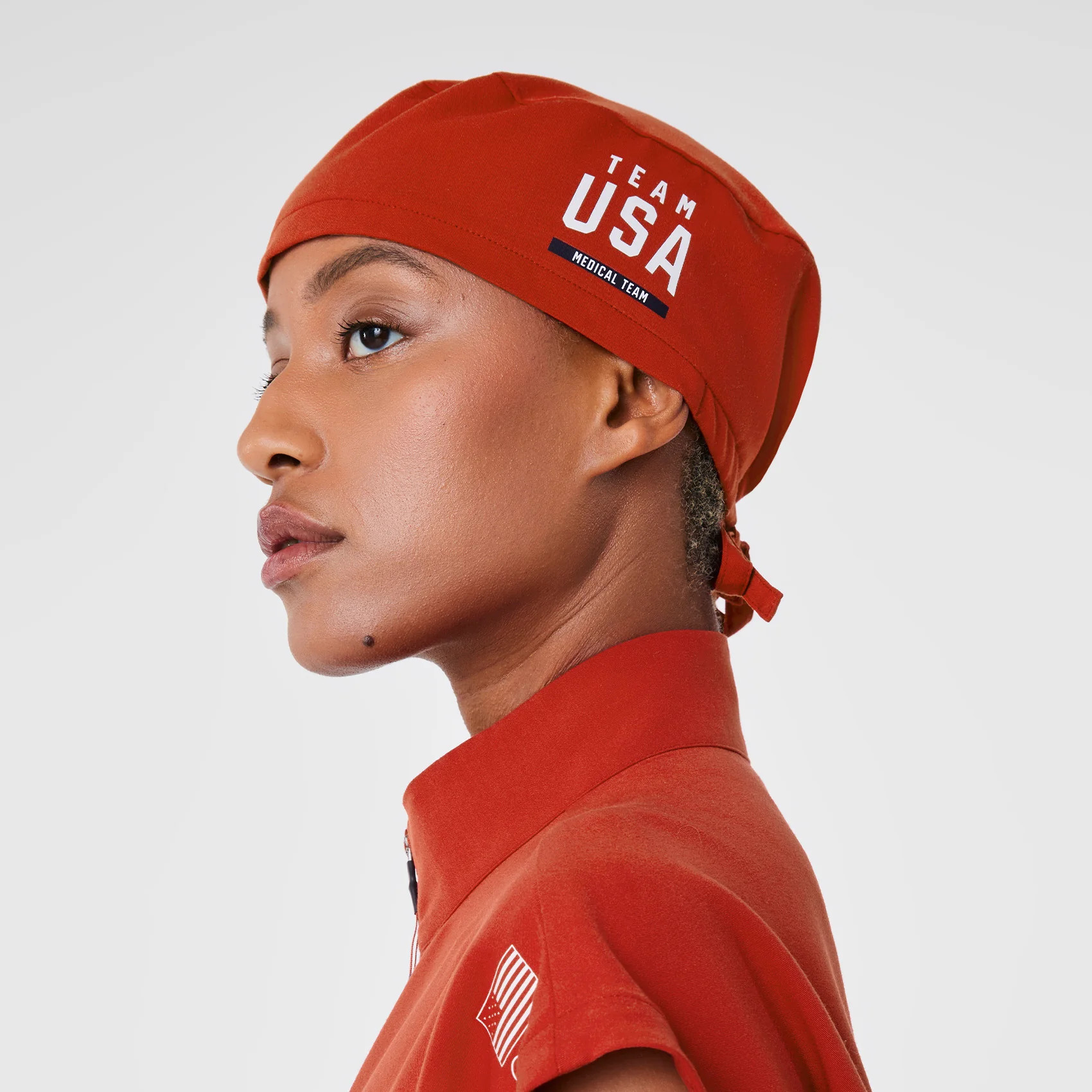 FIGS x Team USA Modern Scrub Cap - Team USA Red | FIGS